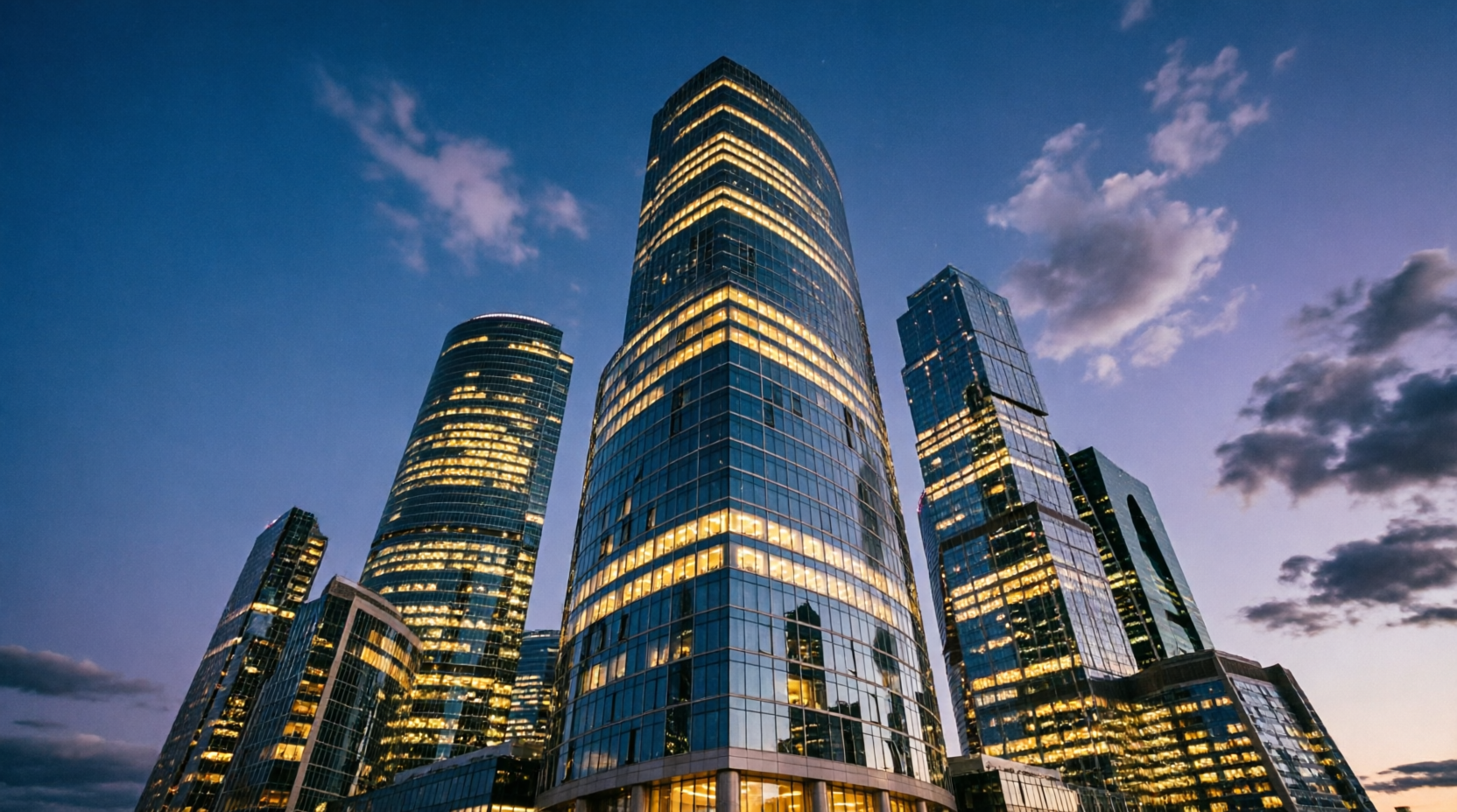 Commercial real estate skyline